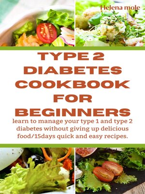 cover image of Type 2 diabetes cookbook for beginners
